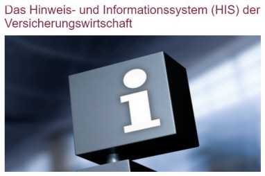 Zur Homepage des GDV mit Beschreibung des HIS